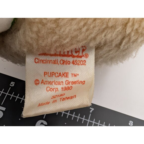 Kenner Strawberry Shortcake Pupcake Dog Custard Cat Plush 1980 Stuffed Animal - Picture 9 of 13